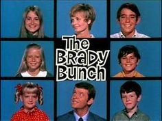 an advertisement for the brady bunch shows many different people smiling and looking at the camera