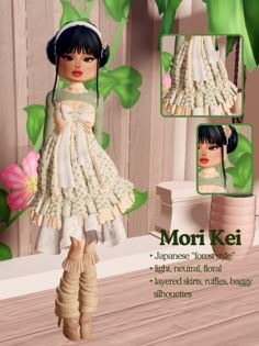 my take for the mori kei theme!!  (i hope this is right D: ) Mor Kei Dress To Impress, Mori Kai Dress To Impress, Dti Outfits Ideas Theme Mori Kei, More Kei Dress To Impress, Mori Kei Dress To Impress No Vip, Mori Kei Dti Outfit, Dti Theme Mori Kei, Dei Mori Kei, Mori Kei Dress To Impress Outfit