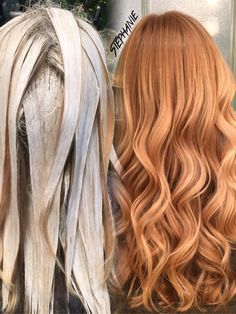 Balayage For Strawberry Blonde Ginger Blonde Hair, Dyed Blonde Hair, Balayage Blonde, Ginger Hair, Blonde Balayage