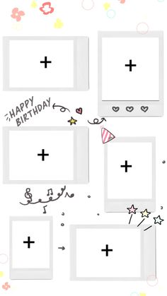 Instagram story, ig story, insta story idea, cute, Polaroid collage, white theme, doodles, January February march April may June July August September October November December , aesthetic Instagram story Instagram Bday Story Ideas Template, Hbd Template Aesthetic, Happy Bday Frame, Happy Birthday Insta Template, Happy Birthday To Me Frame, Birthday Post Template Instagram, Ig Birthday Story Ideas Template, Ig Birthday Template, Birthday Frames Aesthetic