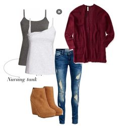 "Fall nursing wear" by stormiecobbphotography on Polyvore featuring ONLY, AÃ©ropostale, Forever 21, wedding and breastfeeding Bff Clothes, Breastfeeding Outfits, Breastfeeding Friendly Outfits, Post Baby Outfit, Nursing Outfits, Spring Casual Nursing-friendly Sleepwear, Nursing Style, Nursing-friendly Sleepwear For Spring