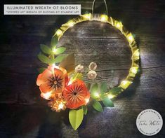 Crafting Countdown: Last Chance List Highlights!
I stepped up the Stampin Up Wreath of Blooms Kit with some fairy lights! This kit is part of the Last Chance List sale. And it's a crazy steal at 6.50!!!
While it lasts. When it's gone, it's gone forever.

🎉 Get the tutorial for this stepped up wreath: https://stampwithtami.com/blog/2023/04/stepping-up-kits-illuminated-wreath-of-blooms-diy-home-decor/

#LastChanceCrafting #StampinUpDeals #CraftingCountdown #StampWithTami #StampinUp