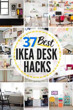 the top 37 best ikea desk hacks for home office and living room decor