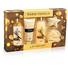 Immerse yourself in the soothing aroma of warm vanilla with the Freida and Joe Warm Vanilla Fragrance Bath & Body Collection Gift Box. This luxurious 5-piece set is curated to provide a spa-like experience in the comfort of your home. Each product is meticulously formulated to cleanse, moisturize, and rejuvenate your skin, leaving it feeling soft, refreshed, and delicately scented. Vanilla Fragrance, Bubble Bath, Bath Body, Body Skin Care, Beauty Care, Bath And Body, Gift Set, Health And Beauty, Vanilla