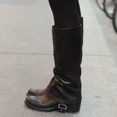 Calf Length Boots, Block Heel Boots, Vintage Boots, Mode Inspo, Long Boots, Dream Shoes, Black Vintage, Calf Boots