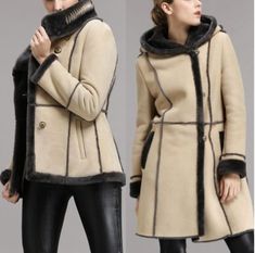 Cozy Coats, Coat For Women, Influencers Fashion, Hooded Coat, Winter Coats, Coats And Jackets, Luxury Women