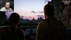 two people looking at the sunset over a city