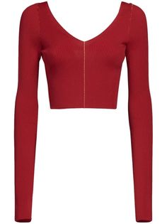 Versace Outfit, Yoko London, Knitted Tops, Blood Red, Knitwear Women, All Fashion, Cool Shirts, Denim Dress, Clothes For Sale