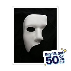 Decorate laptops, Hydro Flasks, cars and more with removable kiss-cut, vinyl decal stickers. Glossy, matte, and transparent options in various sizes. Super durable and water-resistant. Phantom mask Black Phantom Mask, Phantom Mask, Mask Sticker, Decorate Laptops, Kiss Cut, Vinyl Decal Stickers, Vinyl Decal, Kiss, Water Resistant