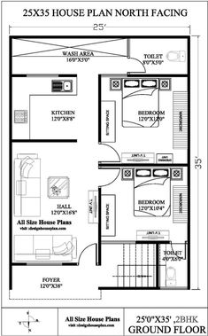 22x44 House Plan, Cob House Plans, Side Garage, Bubu Gown, Unique House Plans