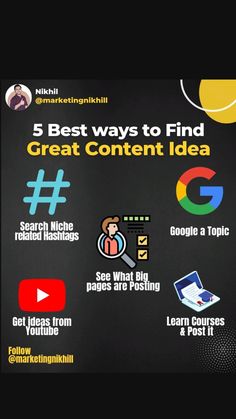 5 best ways to find great content idea