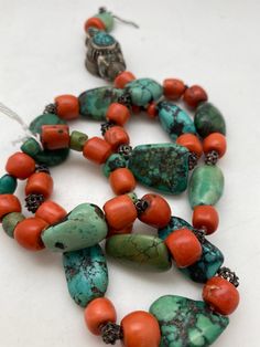 Gorgeous Tibetan antique, vintage coral, Tibetan turquoise, ethnic jewelry , Complete Tibetan antique necklace, Every single beads is worn by people Tibetan Beads Jewelry, Tibetan Jewelry Antique, Tibetan Jewellery, Jewelry Poster, Antique Turquoise Jewelry, Turquoise Coral Jewelry, Turquoise Bead Jewelry, Tibetan Necklace