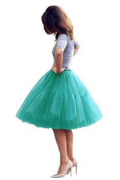 PRICES MAY VARY. ✅APPROPRIATE SIZE--Size S/M:fits approx. 25.6''-37.5'' (65cm-95cm); Size L/XL:fits approx.37.6''-49.2''(95cm-125cm). The total length of the skirt is 25.5''(65cm). ✅ VARIOUS COLORS ARE AVAILABLE FOR DIFFERENT OCCASIONS--Causions,Cocktail,Party,Christmas Party,Birthday Party,Ball Gowns,Prom and so on. ✅YULUOSHA QUALITY GUARANTEED--Five Layers light-weight soft Tulle, plus 1 layer imitation silk satin lining,high quality with details to decorate your parties. ✅ INSTRUCTIONS FOR CA Short Tulle Skirt, Tutu Table Skirt, Tutu En Tulle, Tutu Women, Womens Tulle Skirt, Tule Rok, Mid Skirt, Princess Skirt, Tulle Tutu Skirt