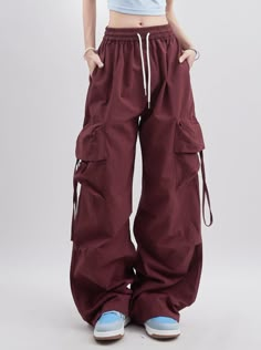 Loose Fit Pants, Baggy Clothes, Straight Trousers, Cargo Pants Women, Straight Leg Trousers, Casual Style Outfits, Dream Clothes