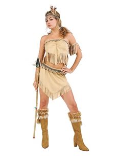 Make a bold statement with this 4-piece sexy princess navajo costume for women! featuring a punk rock style, this comfortable and eye-catching costume is perfect for any event. create an unforgettable look with the complete costume set that includes a dress, arm cuffs, a headpiece, and a belt. Indian Halloween Costumes, American Costume, Party City Costumes, The Lone Ranger, Suede Top, American Princess, Suede Tops, Lone Ranger, Princess Costume