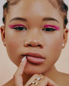 K C Undercover, Storm Reid, Vogue Beauty, Teen Vogue, Beauty Editorial, Free Makeup, Creative Makeup, Aesthetic Makeup