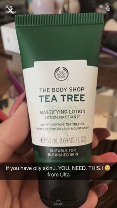 The Body Shop Tea Tree, Body Shop Tea Tree, Haut Routine, Makeup Tricks, Oily Skin Care, Best Moisturizer, Diy Beauty Hacks, Dolce E Gabbana, Skin Tips