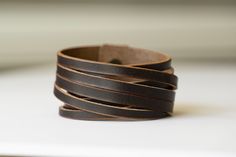 Leather Cuff Bracelet, Wrap Bracelet, Boho Style, Handmade Jewelry, Customize Double Wrap Leather Bracelet, Custom Bracelet, Leather Cuff Bracelet, Classic Bracelets, Brass Antique, Wrap Bracelets, Bracelet Boho, Leather Cuffs Bracelet, Leather Gifts