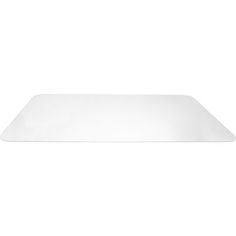 a white mouse pad on a white background