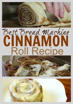 the best bread machine cinnamon roll recipe