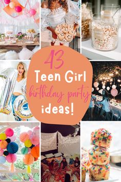 Birthday Party Themes For 12 Year Girl, Birthday Ideas For 15th Girl, Ideas For 12th Birthday Party Girl, Girl 15th Birthday Ideas, Ideas For 15th Birthday Girl, 13th Birthday Party Ideas For Girls 13 Sleepover