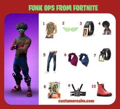 an image of the costume for fortnite in fortniture outfits and accessories