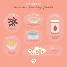 common pantry foods benefits healthy eating tips Cassey Ho, Air Popped Popcorn, Healthy Girl, Snacks Recipes, Sugar Free Recipes, Healthy Eating Recipes, Protein Sources, 2024 Vision, Learn To Cook