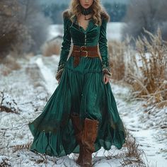 Dresses Vintage Green Winter Dresses, Green Vintage Winter Dress, Fitted Green Winter Dress, Fitted Green Dress For Winter, Green Fitted Dress For Winter, Winter Green Fitted Dress, Green Vintage Dress For Fall, Fitted Green Dresses For Fall, Fitted Green Maxi Dress For Fall