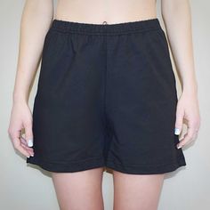 "Say hello to your new go-to shorts. With a classic cut and no-frills design, these are perfect for lounging or out-and-about. * Pull-on design with high-rise waistline. * Pocket-free! Translation: no added bulk at hips. * Full elastic waistband for comfortable wear over long periods of time. Even better? The elastic is sewn-in to prevent rolling. * 4\" inseam * 90% Cotton, 10% Lycra. Latex-free. SIZING Order your normal size, using the size chart below as a guide. If debating between two sizes, we recommend sizing up. XS: 0-2 SM: 4-6 MD: 8-10 LG: 12-14 XL: 16-18 XXL: 20" Stretch Cotton Biker Shorts With Short Inseam, Relaxed Fit Athletic Shorts With Built-in Shorts, Relaxed Fit Workout Shorts With Short Inseam, Leisure Knee-length Bottoms With Built-in Shorts, Basic Relaxed Fit Shorts, Loungewear High-waisted Biker Shorts With Elastic Waistband, Basic Loungewear Shorts, High-waisted Biker Shorts For Loungewear, Relaxed Fit Pajama Shorts For Leisure