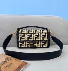 Fendi Baguette Black, Fendi Handbags, Fendi Baguette, Fendi Bags, Bag Tags, Real Leather, Bag Making, Luxury Bags, Contact Us