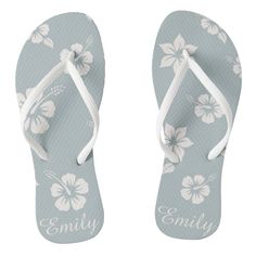 Floral Aloha Hawaii blue Flip Flops easy customize, Women's, Size: Womens 5/6 - Mens 4/5, White Footbed Gender: female. Age Group: adult. Pretty Flip Flops, Baby Blue Background, Cute Flip Flops, Personalized Flip Flops, Floral Flip Flops, Pink Flip Flops, Blue Flip Flops, Women's Flip Flops, Aloha Hawaii