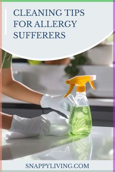 Home Remedies for Bee Stingshttps://animalpestcontrols.com/14-effective-home-remedies-for-bee-stings/If you get stung by a bee, don't panic! There are plenty... Allergy Cleaning Tips, Cat Allergy, Sinus Allergies, Spring Allergies, Natural Remedies For Migraines, Natural Cleaning Solutions