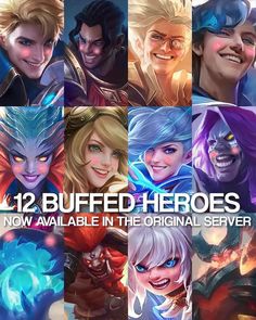 the cover art for blizzardforce's new campaign, buffed heroes now available in the original server