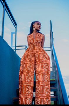 African Dresses Modern Casual, Infinity Jumpsuit, Baggy Jumpsuit, Ankara Jumpsuit, African Print Jumpsuit, Jump Suits, Afro Fashion, African Print Maxi Skirt