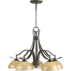 This 5 light Dinette Chandelier from the Atwood collection by Quorum will enhance your home with a perfect mix of form and function. The features include a Oiled Bronze finish applied by experts.   Product Features Include: Brand: Quorum  Collection: Atwood  SKU: 6496-5-86  UPC: 190808059857  Category: Chandelier  Finish: Oiled Bronze  Shade: Amber Scavo  Width: 26.00  in.  Height: 24.50  in.  Backplate/Canopy Width: 0.00  in.  Bulbs Included: No  Bulb Category: Incandescent  Primary Bulb(s): 5 Nook Chandelier, Shaded Chandelier, Chandelier Shade, Quorum Lighting, Candle Style Chandelier, 5 Light Chandelier, Traditional Chandelier, Drum Chandelier, Chandelier Style