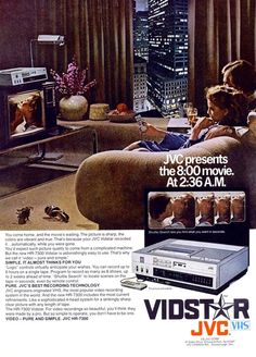 Vidstar by JVC, 1982 Remember the corded remote. Technology Quotes, Technology Posters, Technology Hacks, Vintage Television, Old Technology, Old Advertisements, Technology Wallpaper, Classroom Technology