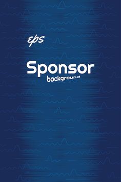 the eps sponsor backround logo on a dark blue background with waves and lines