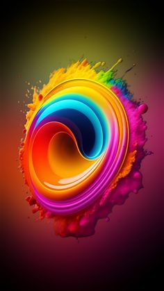 an abstract background with multicolored shapes