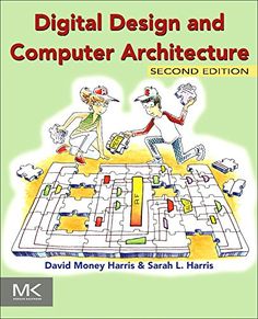 the book cover for digital design and computer architecture