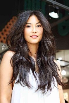 Long, Thick and Layered Haircut Long Layers With Bangs, Hair Inspiration Long, Best Haircuts