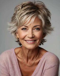 Short Wavy Haircuts, 60 Hairstyles, Hairstyles And Haircuts, Short Shag, Silver Foxes