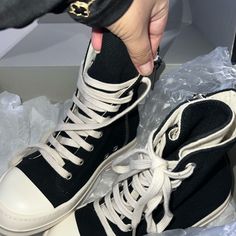 New & Never Used. 100% Authentic I Only Tried On 1 Shoe But Need To Size Up Since I Am Pregnant And My Feet Are Swelling :/ Paid Almost $1200 & Authenticated By Grailed. Rick Owens Boots, Doc Martens 1460, I Am Pregnant, Leather Sock Boots, Rick Owens Shoes, Black Heeled Ankle Boots, Black Heel Boots, Leather Socks, Slip On Boots