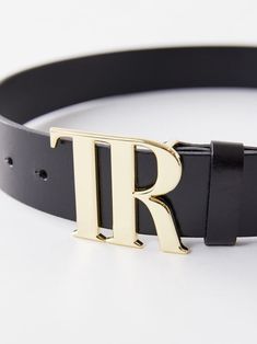 TR GOLD BUCKLE BELT Gold Leather Belt Buckle With Metal Logo, Trendy Gold Belt Buckles With Matching Belt, Trendy Gold Leather Belt Buckles, Trendy Adjustable Gold Belt, Gold Buckle Belt, Cute Clothing Stores, Painted Denim, All Black Everything, Kids Denim