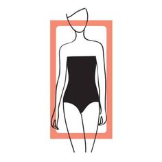 Figure Types Body Shapes, Rectangular Body Shape, Rectangle Body Type, Types Of Body Shapes