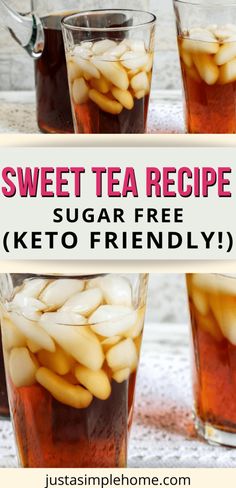 sweet tea recipe with sugar free keto friendly