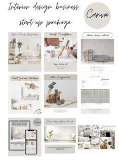 the interior design business start up package