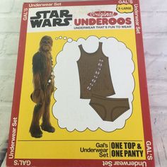 Up For Grabs Is A Brand New With Tag Underoos Star Wars Chewbacca Chewie Tank Top & Underwear Panty Set Women's Juniors Size Xl. Please Note The Packaging Does Show Wear And Will Be Shipped In A Poly-Mailer To Save On Shipping Costs. Never Worn Or Used. Measurements Laying Flat Are Included In Photos, Please Compare Them To Your Own For Proper Fit! Please Refer To All Photos. Ask Any Questions Prior To Purchasing. Thanks! Star Wars R2d2, Rey Star Wars, Womens Tank Top, R2 D2, Disney Stars, Chewbacca, Night Shirt, Pajamas Women, Womens Tank