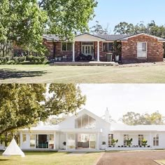 before and after photos of a house in australia