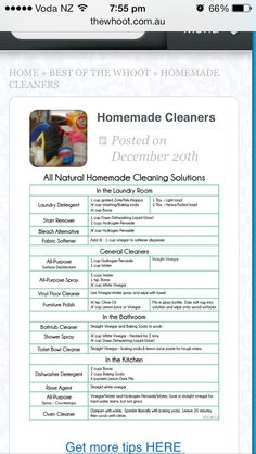 the home cleaning flyer is displayed on an iphone screen, and it appears to be in english