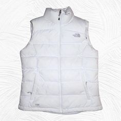 Authentic North Face Nuptse 700 Vest. Size: Women’s Xs, May Be Able To Fit A S/M Depending On Styling Preference. Gently Used With Light Wear, Overall In Good Condition! I Have 3, Please Message Me If You Would Like To Bundle. White North Face Vest, North Face Nuptse, North Face Vest, Vest White, The North Face Jackets, North Face Jackets, North Face Jacket, Puffer Vest, Christmas Wishlist